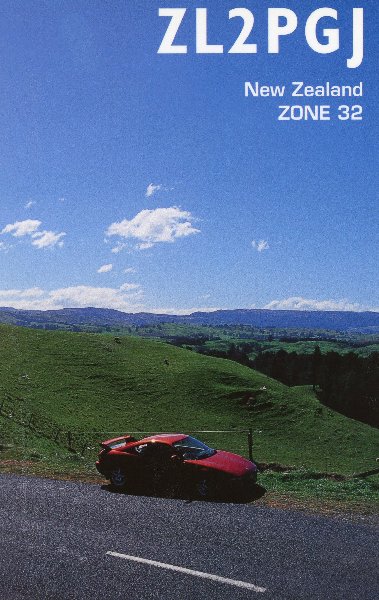 ZL2PGJ QSL card